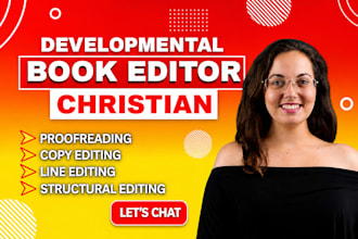 developmental edit proofread christian book format novel devotional book editor