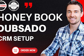 setup honeybook, dubsado, 17hats, vagaro, basecamp CRM automation