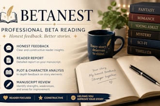 read your manuscript and provide detailed reader feedback