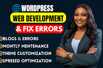 setup wordpress SEO , customize design a professional wordpress blog website