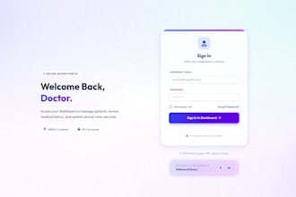 build a professional medical or clinic website