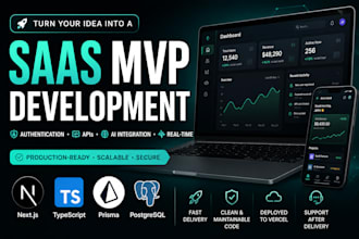 build your production ready nextjs saas mvp