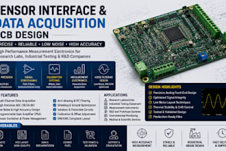 sensor interface pcb data acquisition adc signal conditioning noise calibration