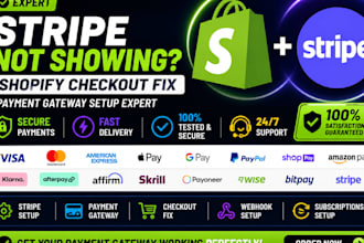 setup shopify payment gateway stripe paypal klana checkout integration