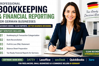 prepare german bookkeeping financial statements profit and loss and bilanz