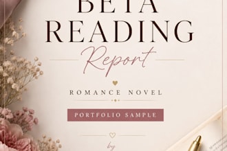 beta read your romance novel with detailed reader feedback