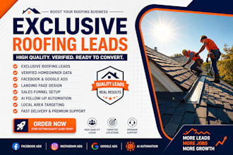 generate roofing leads, roofing appointments, roofing contractor leads, fb ads