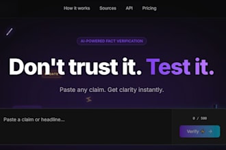 build a modern ai powered business website