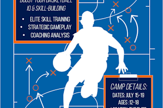 design a professional sports flyer and game day graphic