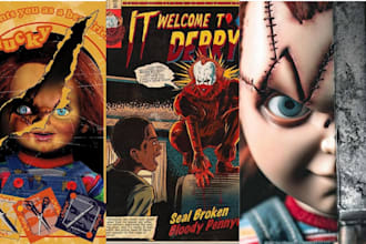 draw custom character design mascot comic iilustration and horror relumi