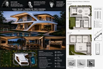 create realistic 3d architecture renders