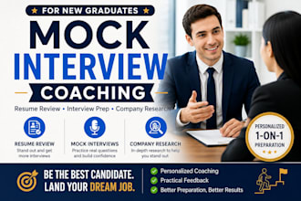 conduct a mock interview and provide personalized feedback