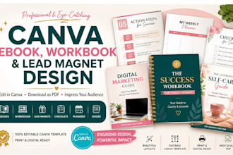 ebook design canva ebook design canva workbook design lead magnet pdf design