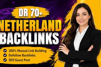 build high authority dofollow DR 70 netherlands backlinks