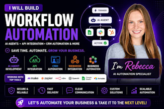 build ai workflow automation ai agent API integration and CRM automation