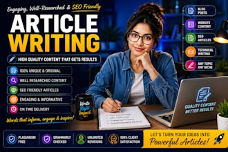 write SEO content writing,