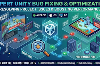 fix bugs, errors, and issues in your unity game