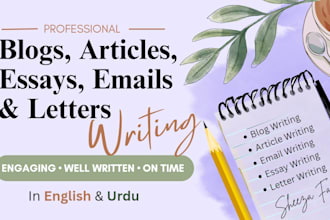 write clear blogs and articles