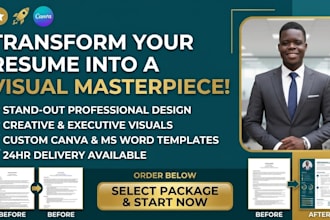 do professional resume design, redesign, and create modern CV templates