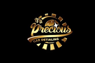 design high end car detailing company logo