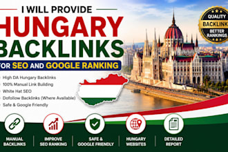 provide hungary backlinks for SEO and google ranking