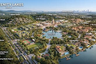 create property maps, neighborhood maps and masterplan illustration