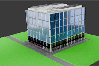 do realistic 3d exterior rendering and modeling