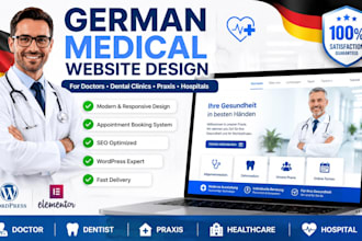 design german medical healthcare clinic doctor dental website for praxis hospita