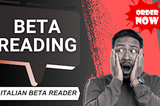 leitor beta read and honestly review your italian novel or ebook