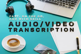 transcribe audio and video files to text