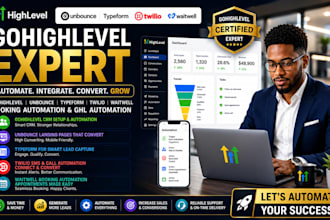gohighlevel unbounce typeform twilio waitwell booking automation ghl automation