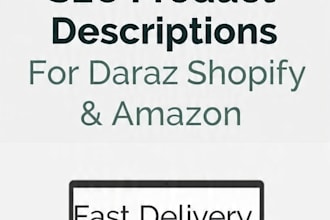 write product descriptions for daraz  and facebook ads