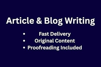 write engaging blog posts and articles