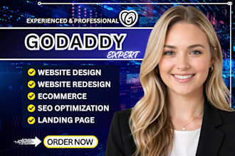 design godaddy website redesign godaddy website design develop godaddy