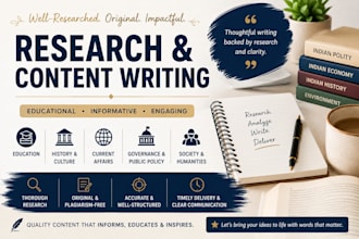 write well researched educational articles
