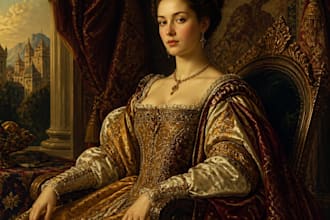 paint any personalized oil portraits and renaissance art