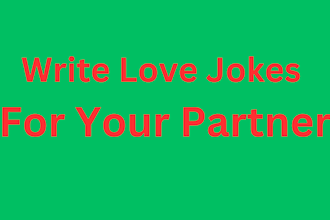 write love jokes to your partner