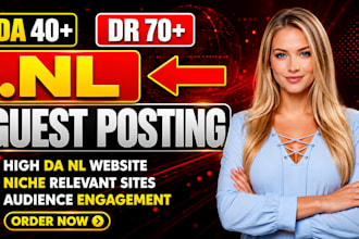 build high da DR netherlands dofollow SEO backlinks