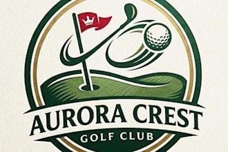 create a professional golf logo for business