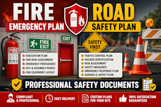 design fire safety evacuation and roadside safety plans