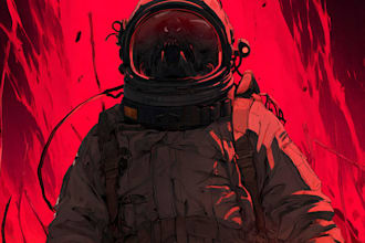 design premium sci fi horror art and vehicle concept art