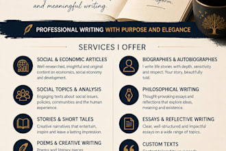 writer, redactor, essays, academic