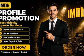 do imdb page promotion and improve your imdb starmeter organically