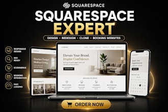 build clone squarespace website design redesign squarespace booking site