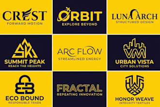 do custom minimalist wordmark, lettermark, typographic, font logo