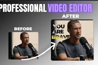 professional talking head video editing