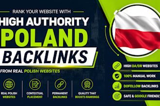 build high authority poland backlinks from real polish websites