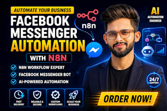 automate facebook messenger chatbot with n8n ai automation