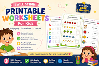design printable preschool and kindergarten worksheets