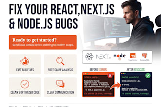 fix react, nextjs and nodejs bugs